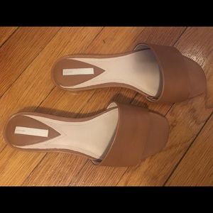 Genuine Leather tan h&m sandals